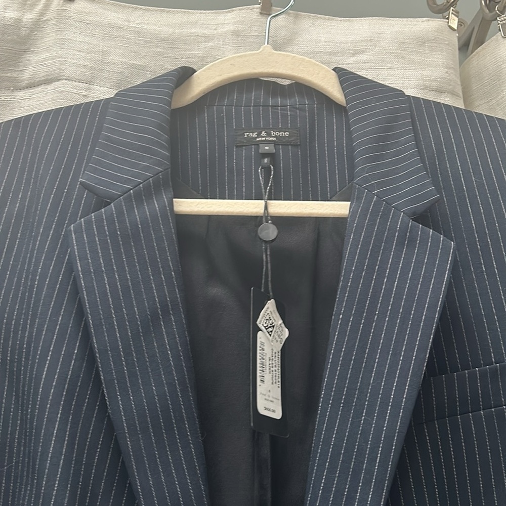 Rag and Bone Charles stripe blazer - Picture 7 of 10